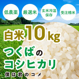 【白米10kg】2025年新米 農家直送つくばの低農薬コシヒカリ「僕は君のコメ」